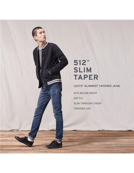 Jeans Levi´s® 512™ de corte cónico ceñido negro