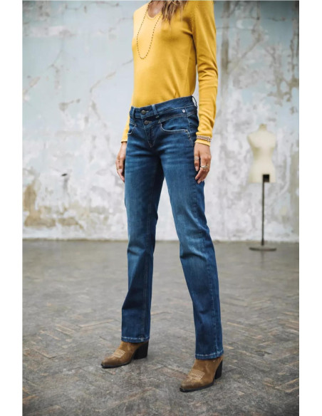 Pantalón vaquero recto Madie - Freeman Porter AZUL