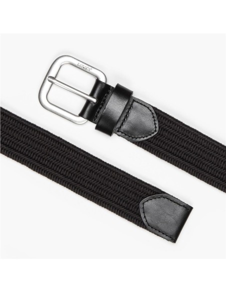 Cinturón Levi´s® De Tejido Elástico NEGRO