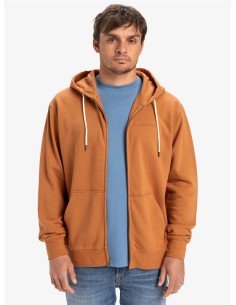 SUDADERA CAPUCHA QUIKSILVER SA NARANJA