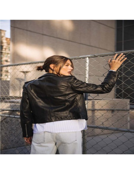 Cazadora Kristen Leather de Cuero
