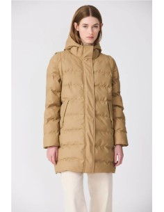 Stuhi abrigo chaleco - Tantä rainwear TOSTADO