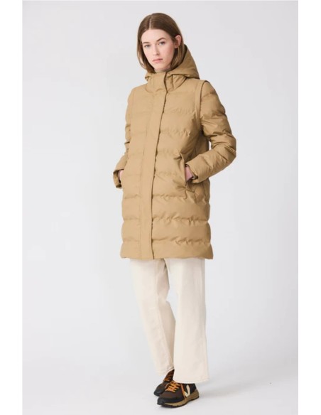 Stuhi abrigo chaleco - Tantä rainwear TOSTADO