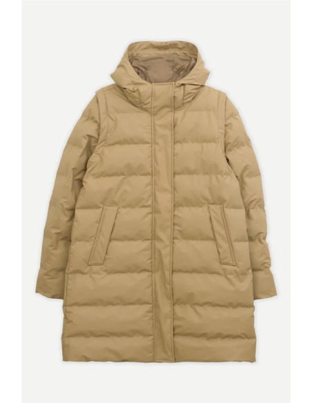 Stuhi abrigo chaleco - Tantä rainwear TOSTADO