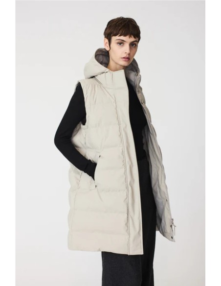 Stuhi abrigo chaleco - Tantä rainwear STONE GREY
