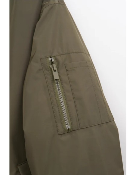 Ino cazadora - Tantä rainwear VERDE OSCURO