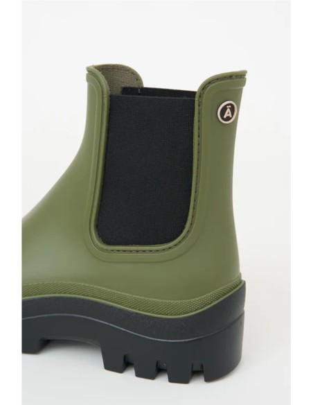 Prahara - Tantä rainwear VERDE NEGRO