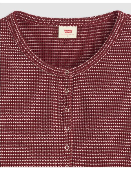 Camiseta Levi´s®  De Punto Waffle Dry Goods
