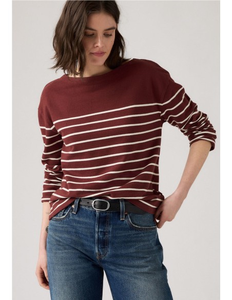 Camiseta Levi´s®  De Rayas Marin