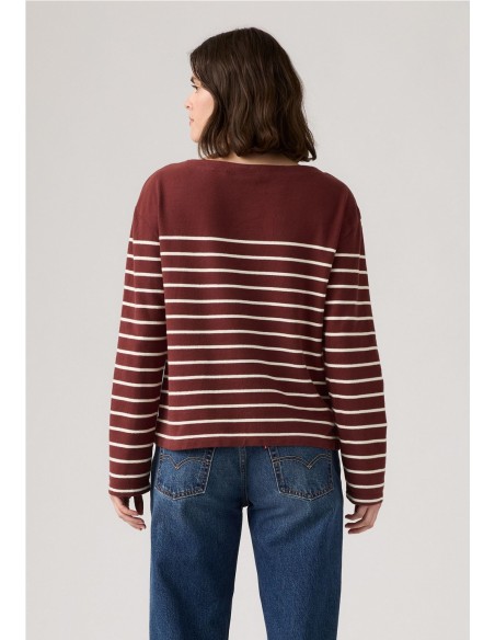 Camiseta Levi´s®  De Rayas Marin