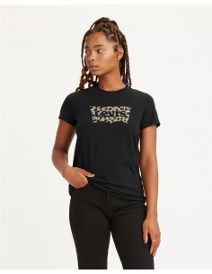 Levi's® The Perfect Tee - BW Leopard Caviar