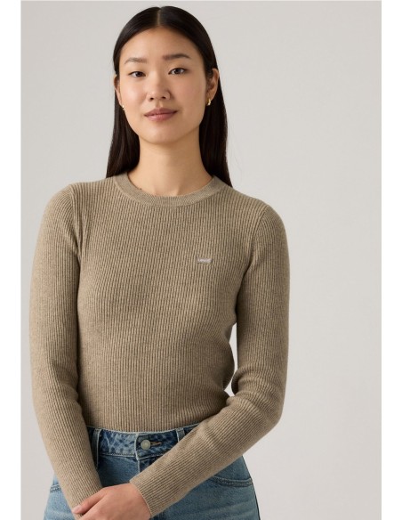 Jersey Levi's® Acanalado De Cuello Redondo