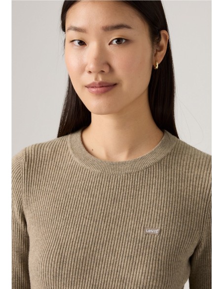 Jersey Levi's® Acanalado De Cuello Redondo