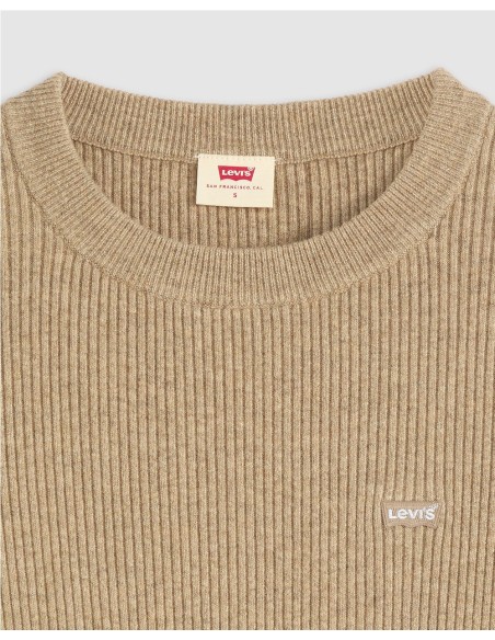 Jersey Levi's® Acanalado De Cuello Redondo