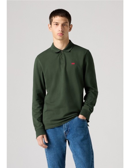 Polo Levi´s® Housemark Ajustado De Manga Larga