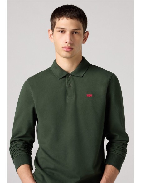 Polo Levi´s® Housemark Ajustado De Manga Larga