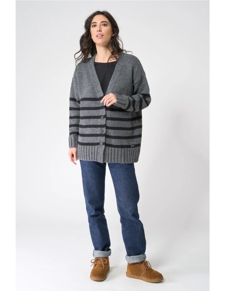 Chaqueta Batela de punto larga