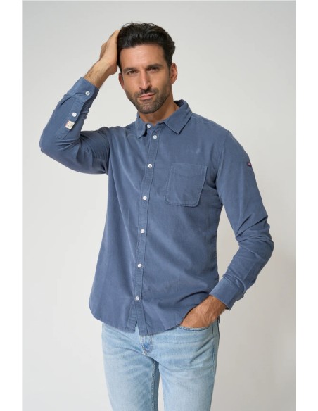 Camisa básica Batela de pana fina