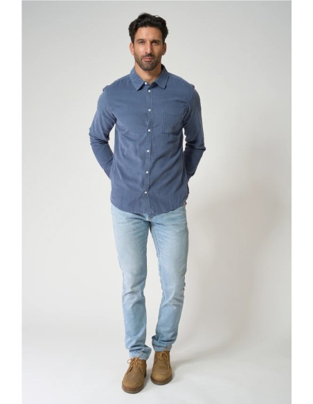 Camisa básica Batela de pana fina