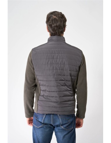 Chaqueta tejido combinado Batela KAKI