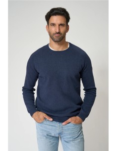 Jersey Batela básico punto fino MARINO