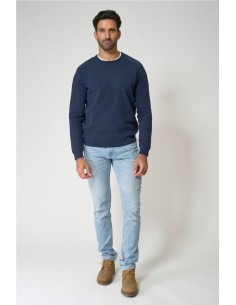Jersey Batela básico punto fino MARINO 2