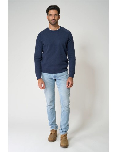 Jersey Batela básico punto fino MARINO