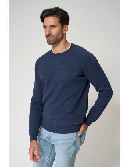 Jersey Batela básico punto fino MARINO