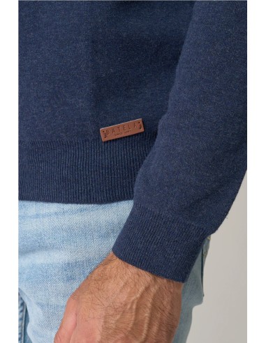 Jersey Batela básico punto fino MARINO