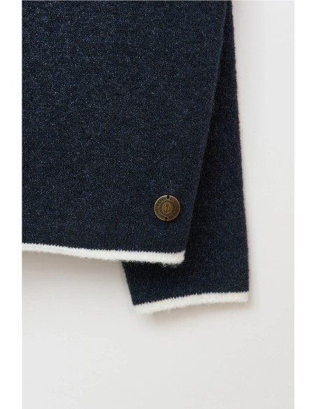 Jersey Batela punto básico raya contraste MARINO