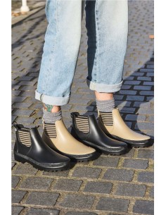 Bota Batela impermeable o katiuska para mujer NEGRO