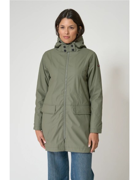 Chubasquero Batela con forro de pelo largo MULLED BASIL