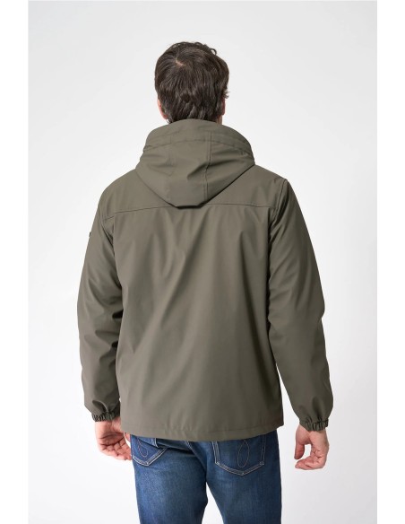 Chubasquero Batela poliuretano con forro interior polar MARRON KAKI