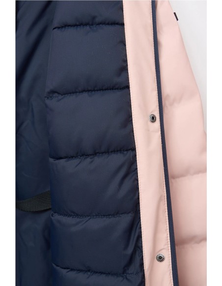 Chubasquero o abrigo Batela acolchado ROSA CLARO