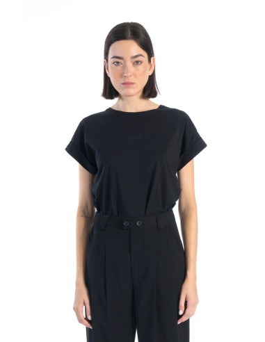 T-SHIRT "H" BLACK - HÏKA