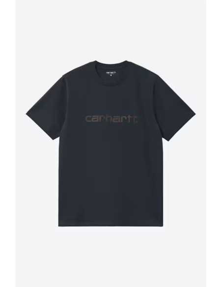 S/S Script T-Shirt - Camiseta CARHARTT WIP AZUL OSCURO
