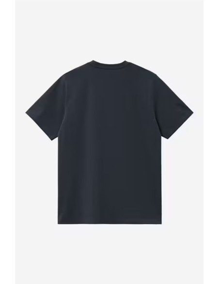 S/S Script T-Shirt - Camiseta CARHARTT WIP AZUL OSCURO