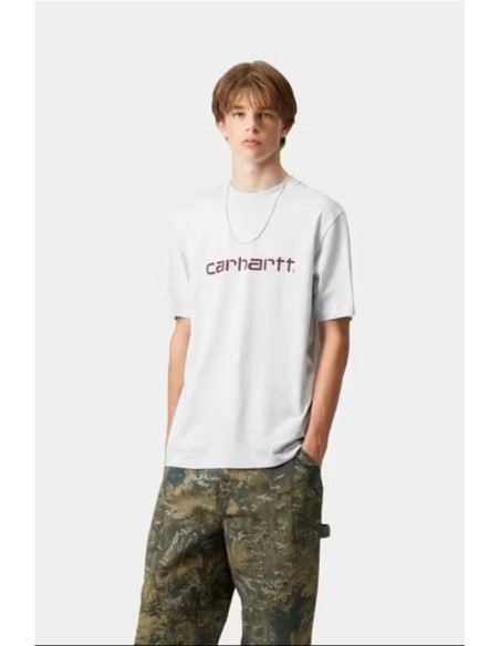 S/S Script T-Shirt - Camiseta CARHARTT WIP GRIS CLARO