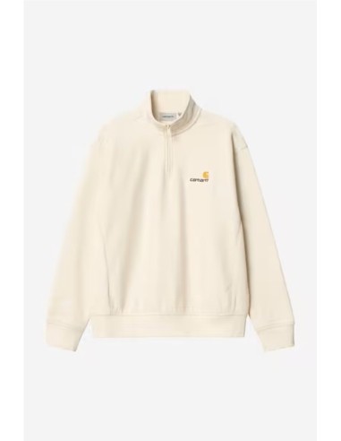Half Zip American Script Sweatshirt - Sudadera CARHARTT WIP NATURAL