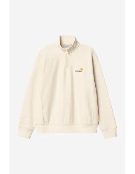 Half Zip American Script Sweatshirt - Sudadera CARHARTT WIP NATURAL