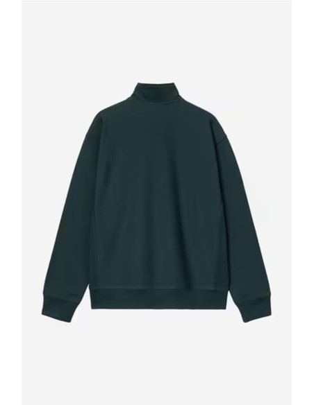 Half Zip American Script Sweatshirt - Sudadera CARHARTT WIP VERDE OSCURO