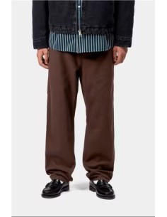 Flint Pant - Pantalón con goma CARHARTT WIP MARRON