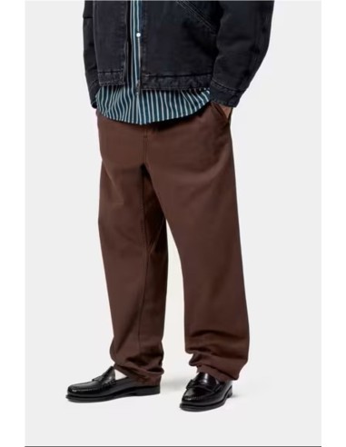 Flint Pant - Pantalón con goma CARHARTT WIP MARRON
