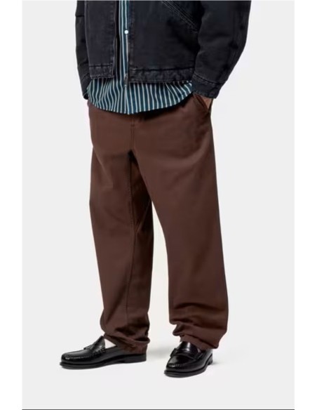 Flint Pant - Pantalón con goma CARHARTT WIP MARRON