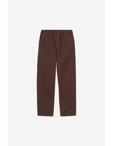 Flint Pant - Pantalón con goma CARHARTT WIP MARRON