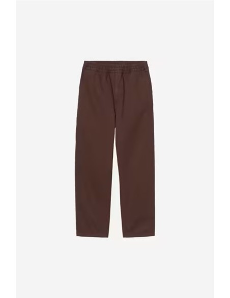 Flint Pant - Pantalón con goma CARHARTT WIP MARRON