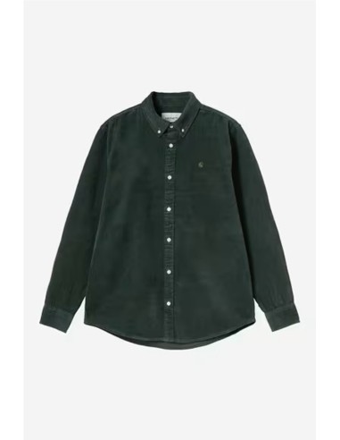 L/S Madison Cord Shirt - Camisa CARHARTT WIP VERDE PINO