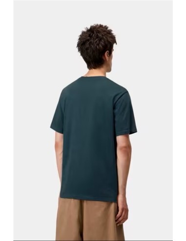 S/S Pocket T-Shirt - CARHARTT WIP VERDE OSCURO