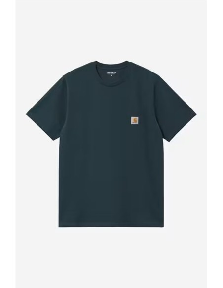 S/S Pocket T-Shirt - CARHARTT WIP VERDE OSCURO