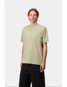 S/S Pocket T-Shirt - CARHARTT WIP OLIVA